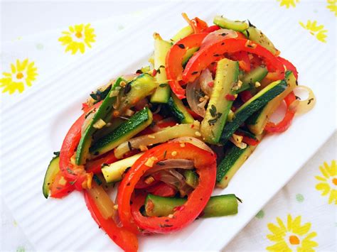 zucchini-and-bell-pepper-stir-fry-recipe-archanas image