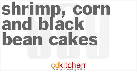 shrimp-corn-and-black-bean-cakes image