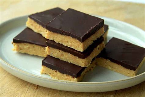 chocolate-peanut-butter-slice-what-sarah-bakes image