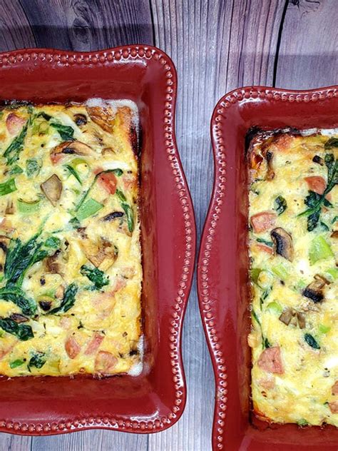 sausage-and-spinach-bake-clean-food-mama image