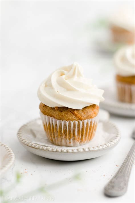 healthy-mini-carrot-cake-cupcakes-amys-healthy image