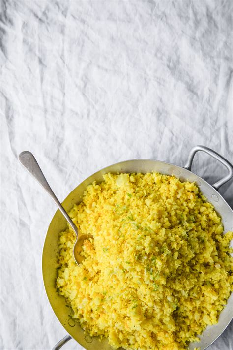 turmeric-ginger-and-lime-cauliflower-rice-modern image