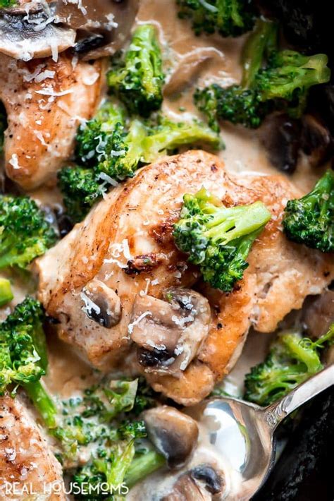 creamy-broccoli-and-mushroom-chicken-real image