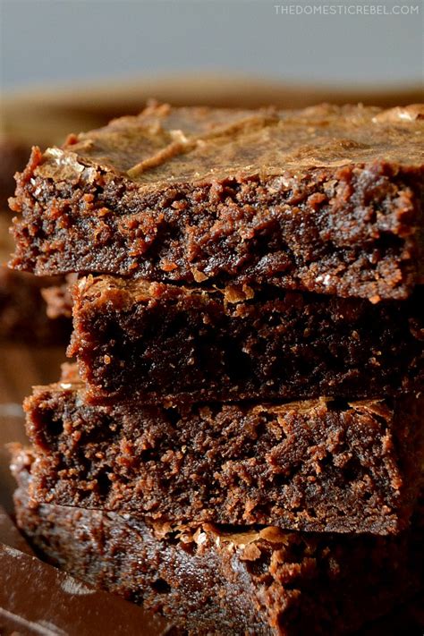 best-ever-one-bowl-fudge-brownies-the-domestic image