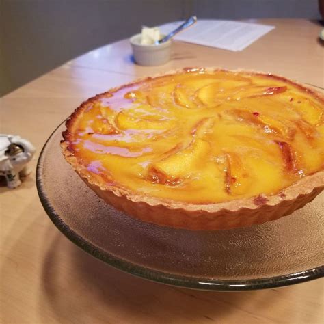 best-peach-tart-with-peach-glaze-recipe-how-to image
