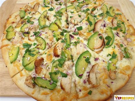 chicken-avocado-pizza-recipe-yeprecipes image