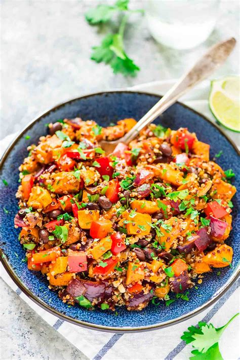 roasted-sweet-potato-quinoa-black-bean-salad-well image