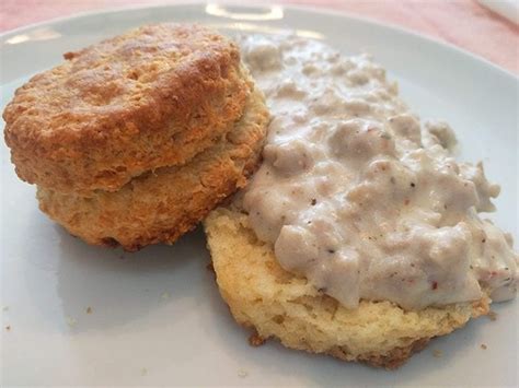 buttery-buttermilk-biscuits-and-creamy-sausage-gravy image