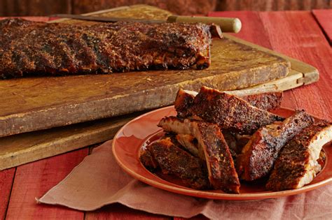 spice-rubbed-smoked-ribs-with-maple-horseradish image