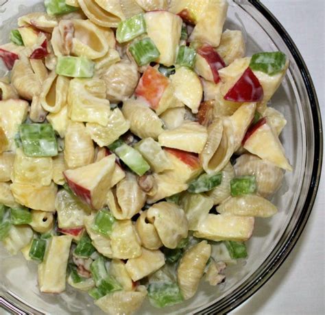 waldorf-pasta-salad-with-pineapples-mindys-cooking image