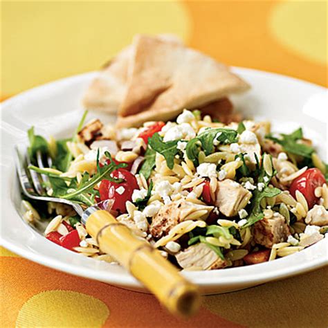 chicken-orzo-salad-with-goat-cheese-recipe-myrecipes image