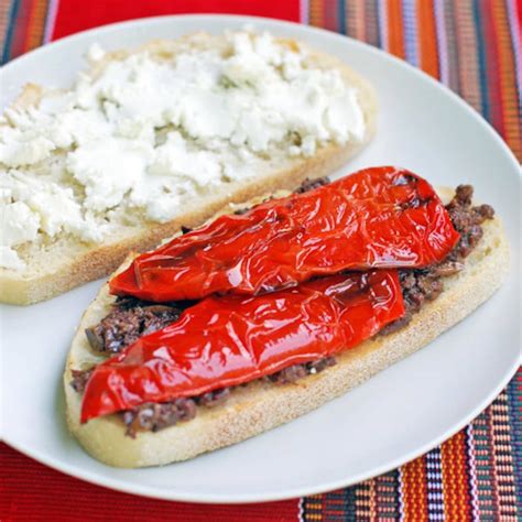 red-pepper-goat-cheese-panini-recipe-pinch-of-yum image