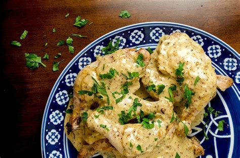oven-baked-chicken-legs-with-creamy-mustard-sauce image