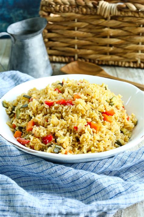 perfect-rice-pilaf-with-vegetables-happy-healthy-mama image
