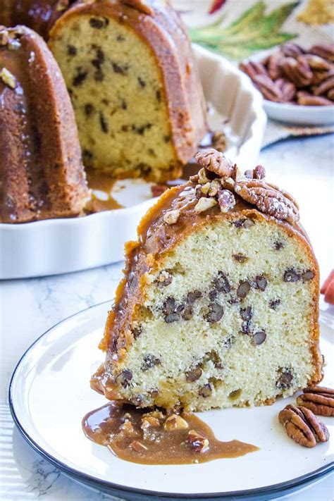 southern-butter-pecan-pound-cake-with-maple-glaze image
