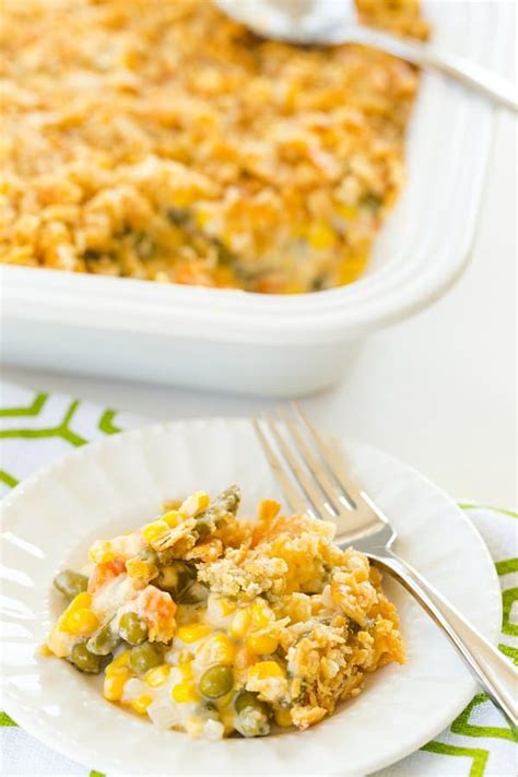 corn-and-mixed-vegetable-casserole-recipe-brown image