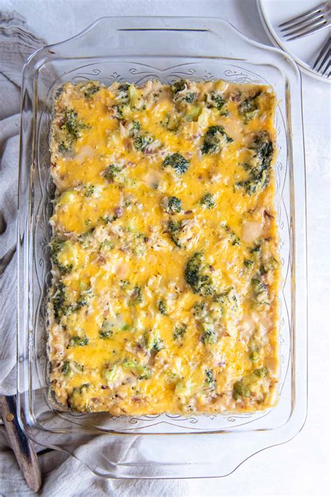 broccoli-rice-casserole-from-scratch-kristines-kitchen image