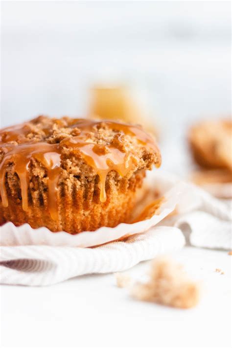 moist-caramel-apple-muffins-with-streusel-topping image
