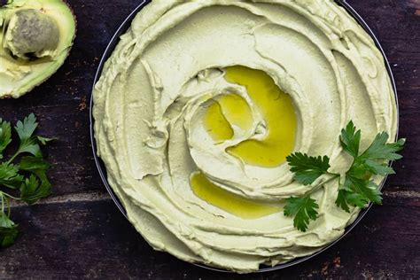 extra-creamy-avocado-hummus-the-mediterranean-dish image