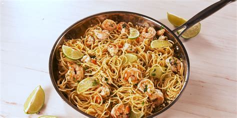 best-cilantro-lime-shrimp-pasta-recipe-delish image