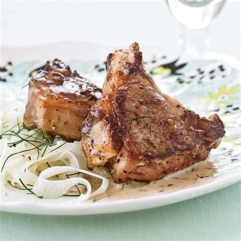 wine-marinated-lamb-chops-with-fennel-salad image