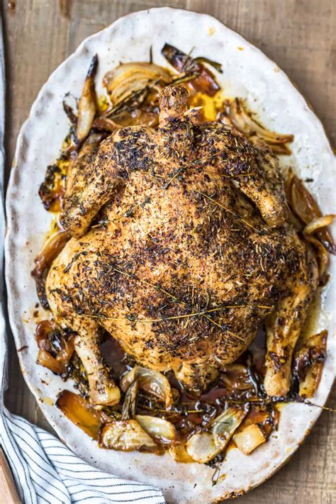 whole-roast-chicken-with-herbs-de-provence-the image