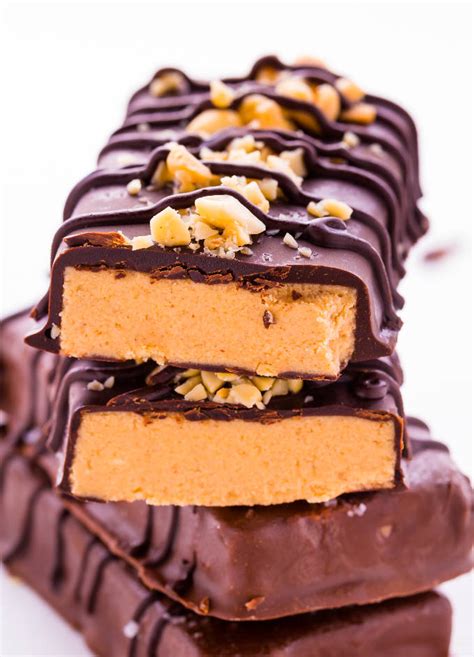 no-bake-chocolate-peanut-butter-protein-bars-gluten image