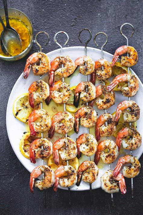 easy-grilled-lemon-garlic-shrimp image