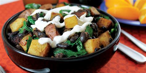 potato-black-bean-skillet-recipe-healthy image