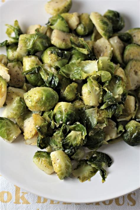 super-easy-pan-fried-fresh-brussels-sprouts-mindys-cooking image