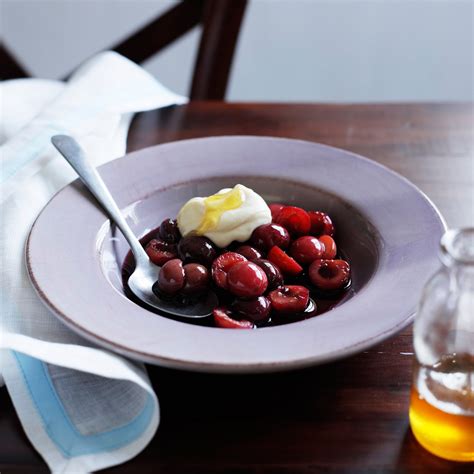 cherries-poached-in-red-wine-with-mascarpone-cream image