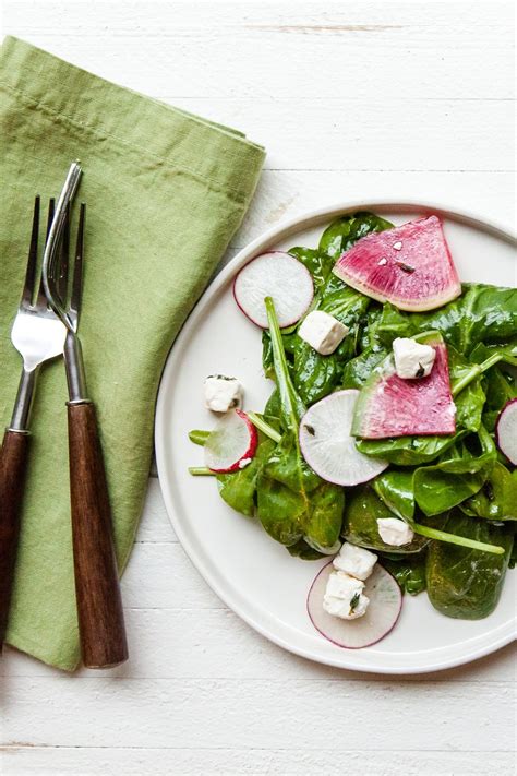 spinach-and-radish-salad-with-feta-recipe-the-mom-100 image