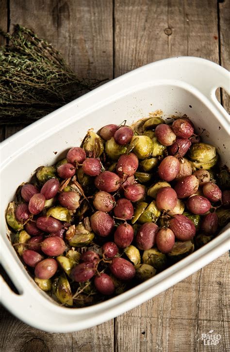 roasted-brussels-sprouts-with-grapes-recipe-paleo-leap image