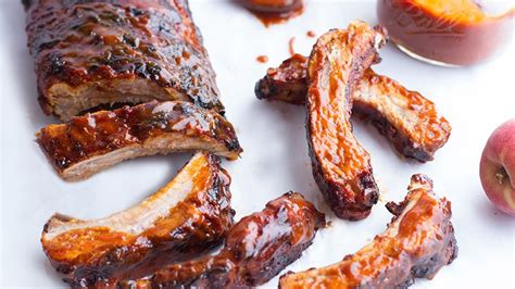 grilled-chipotle-peach-bbq-ribs image