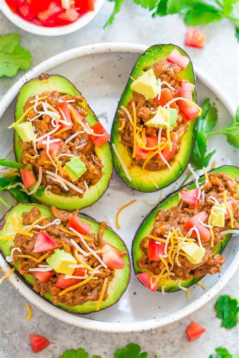 easy-taco-stuffed-avocado-recipe-15-minutes-averie image