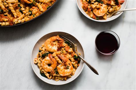 creamy-spicy-shrimp-and-spinach-pasta-tried-and-true image