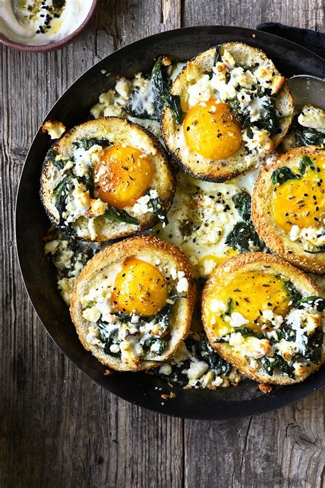 baked-zaatar-egg-buns-with-spinach-and-feta-serving image
