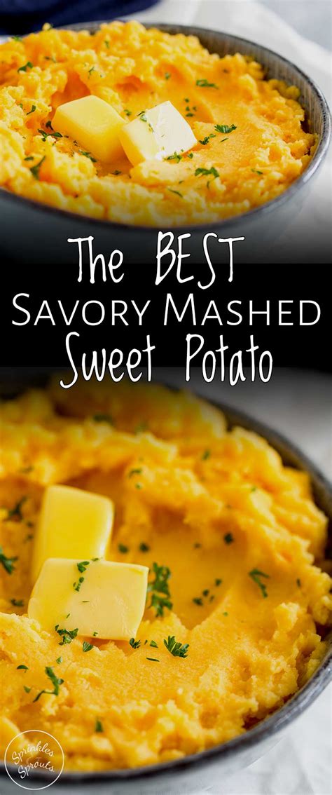 the-best-savory-mashed-sweet-potato-recipe-sprinkles image