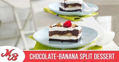 chocolate-banana-split-dessert-market-basket image