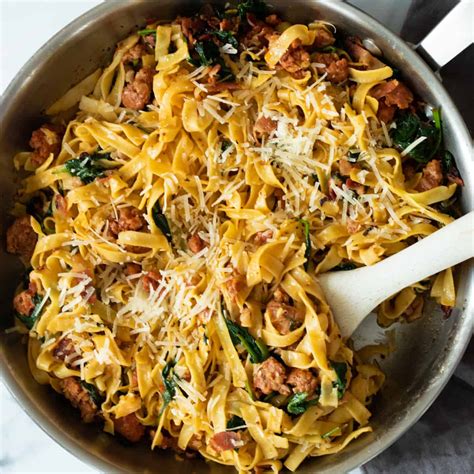 15-minute-spicy-sausage-pasta-always-use-butter image