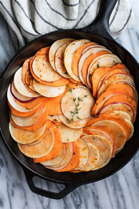 herb-roasted-sweet-potato-and-turnip-skillet-jessis image