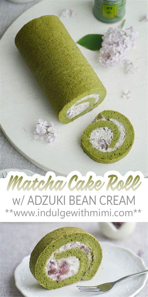 matcha-cake-roll-with-adzuki-bean-cream image