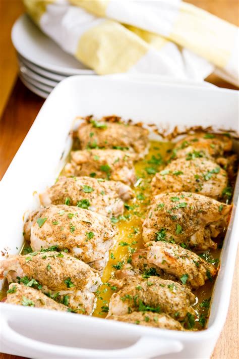 30-minute-mustard-glazed-oven-baked-chicken-thighs image