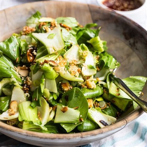 baby-bok-choy-salad-with-sesame-dressing image