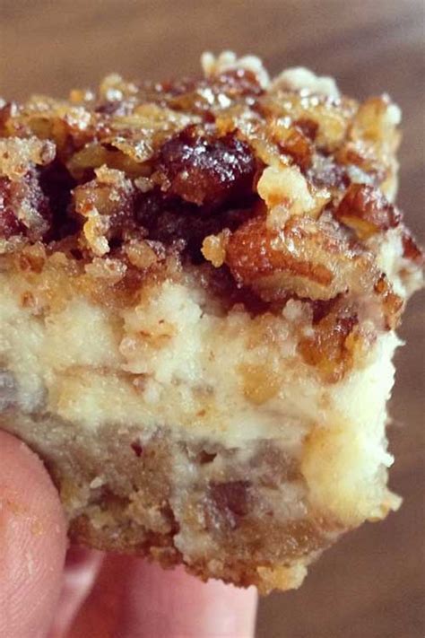 pecan-cheesecake-squares-recipe-flavorite image