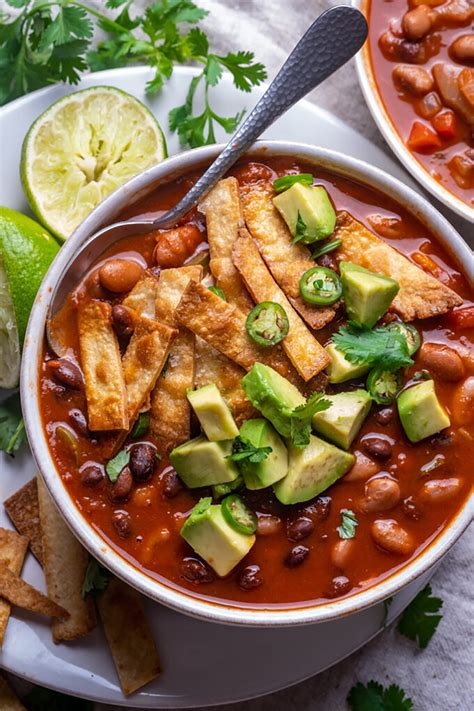 vegetarian-tortilla-soup-easy-recipe-the-endless-meal image