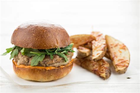 mozzarella-stuffed-turkey-burger-recipe-home-chef image