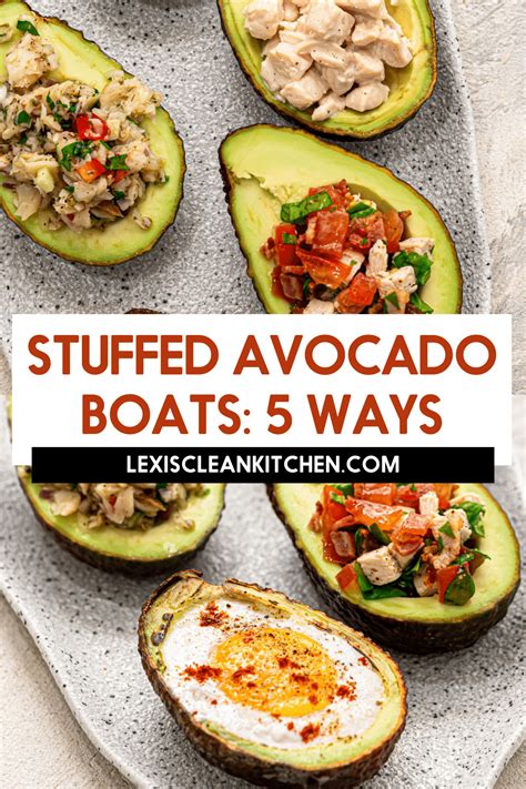 healthy-avocado-boats-5-ways-lexis-clean-kitchen image