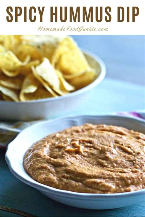 spicy-hummus-dip-recipe-homemade-food-junkie image