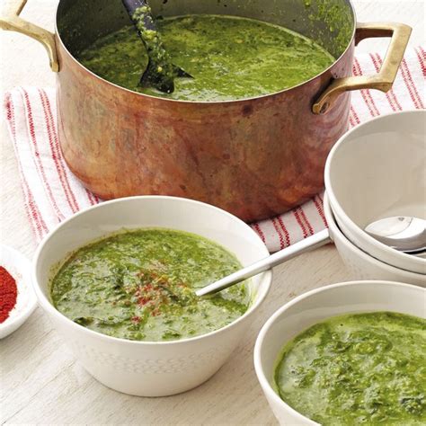 mixed-leafy-green-soup-caldo-verde-with-chickpeas image